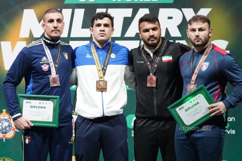 Чемпионат мира: азербайджанские борцы греко-римского стиля завоевали 3 золотые и 2 бронзовые медали - ФОТО
