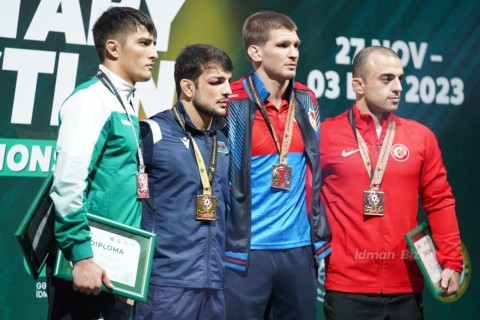 Чемпионат мира: азербайджанские борцы греко-римского стиля завоевали 3 золотые и 2 бронзовые медали - ФОТО