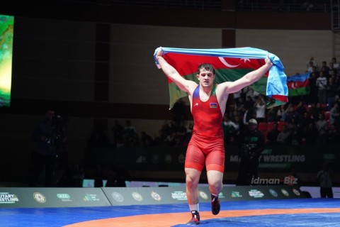 Чемпионат мира: азербайджанские борцы греко-римского стиля завоевали 3 золотые и 2 бронзовые медали - ФОТО