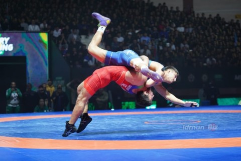 Чемпионат мира: азербайджанские борцы греко-римского стиля завоевали 3 золотые и 2 бронзовые медали - ФОТО
