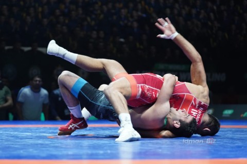 Gold medals from the Azerbaijani wrestlers - PHOTO