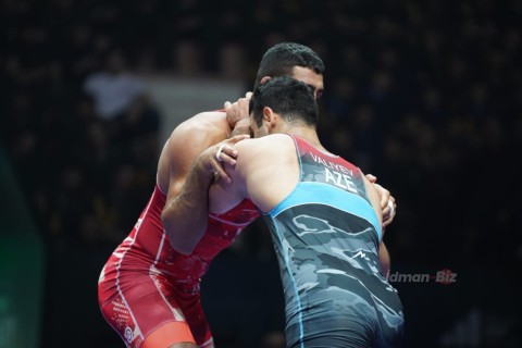 Gold medals from the Azerbaijani wrestlers - PHOTO