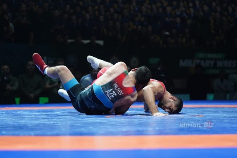 Gold medals from the Azerbaijani wrestlers - PHOTO