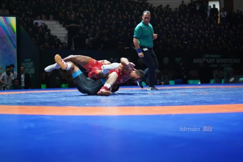 Gold medals from the Azerbaijani wrestlers - PHOTO