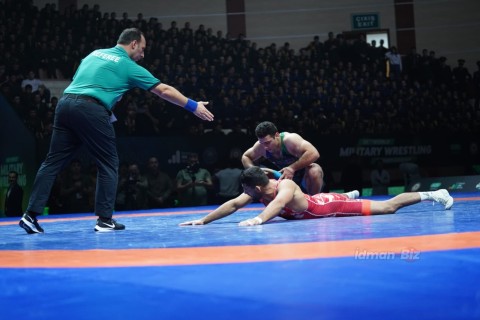 Gold medals from the Azerbaijani wrestlers - PHOTO