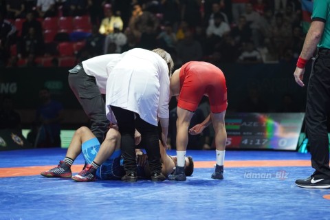 Gold medals from the Azerbaijani wrestlers - PHOTO