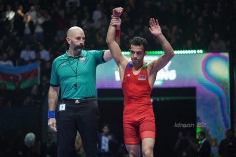 Gold medals from the Azerbaijani wrestlers - PHOTO