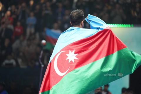 Gold medals from the Azerbaijani wrestlers - PHOTO