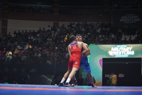 Gold medals from the Azerbaijani wrestlers - PHOTO