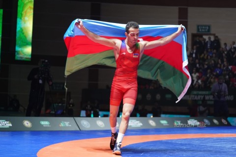 Gold medals from the Azerbaijani wrestlers - PHOTO