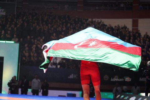 Gold medals from the Azerbaijani wrestlers - PHOTO