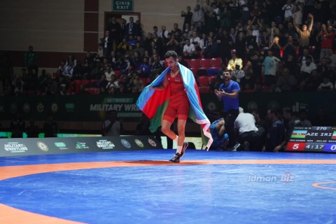 Gold medals from the Azerbaijani wrestlers - PHOTO