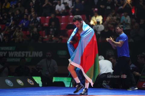 Gold medals from the Azerbaijani wrestlers - PHOTO