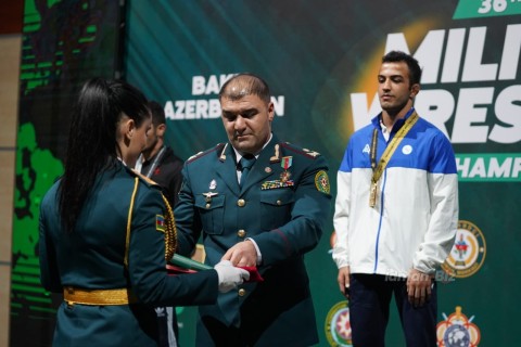 Gold medals from the Azerbaijani wrestlers - PHOTO