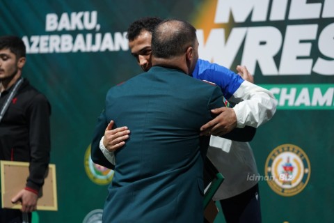 Gold medals from the Azerbaijani wrestlers - PHOTO