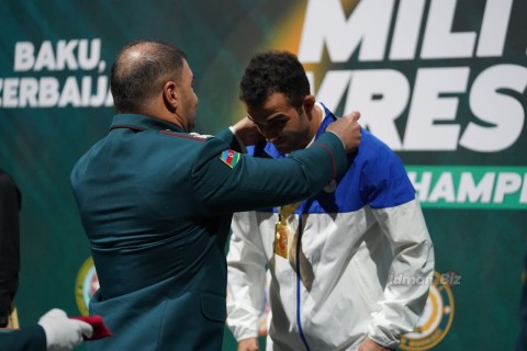 Gold medals from the Azerbaijani wrestlers - PHOTO