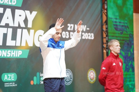 Gold medals from the Azerbaijani wrestlers - PHOTO