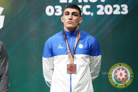 Gold medals from the Azerbaijani wrestlers - PHOTO