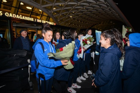 Azerbaijani team is back to Baku - PHOTO