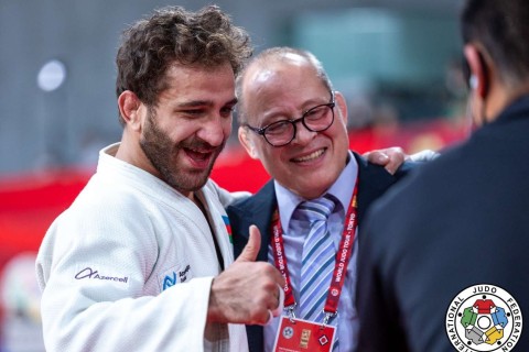 Победные эмоции Гейдарова и другие яркие моменты "Большого шлема" - ФОТО