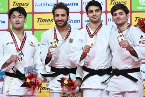 Победные эмоции Гейдарова и другие яркие моменты "Большого шлема" - ФОТО