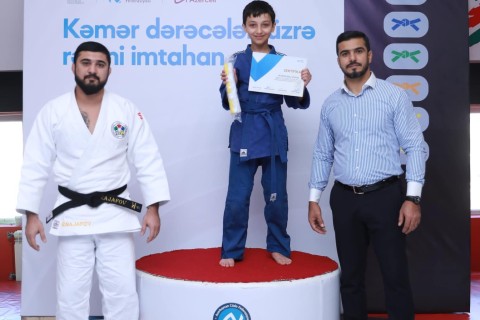 Gəncədə kəmər dərəcələri üzrə imtahan keçirilib - FOTO