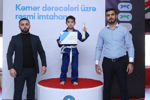 Gəncədə kəmər dərəcələri üzrə imtahan keçirilib - FOTO