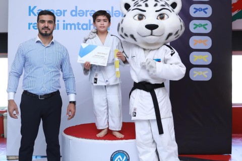 Gəncədə kəmər dərəcələri üzrə imtahan keçirilib - FOTO