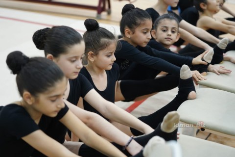Athletes of Kurdamir and Shirvan have started training at the National Gymnastics Arena - PHOTO