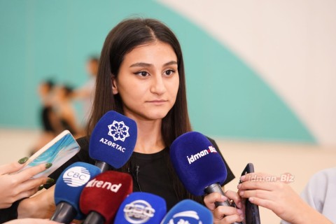 Kürdəmir və Şirvanın idmançıları Milli Gimnastika Arenasında hazırlığa başlayıb - FOTO