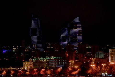 Логотип Мемориала Вугара Гашимова - на "Пламенных башнях" - ФОТО