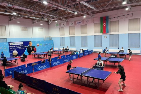 Stolüstü tennisçilər arasında Azərbaycan kuboku başlayıb