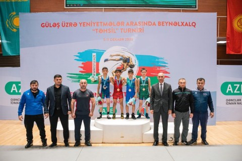 Victory of Azerbaijani wrestlers in the international tournament - PHOTO
