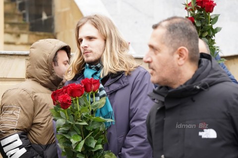 Participants of the "Vugar Hashimov Memorial-2023" in the II Alley of Honor - PHOTO
