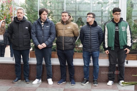 Participants of the "Vugar Hashimov Memorial-2023" in the II Alley of Honor - PHOTO