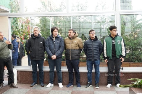 Participants of the "Vugar Hashimov Memorial-2023" in the II Alley of Honor - PHOTO