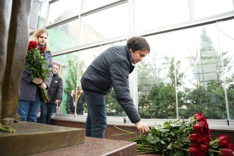 “Vüqar Həşimov Memorialı-2023”ün iştirakçıları II Fəxri xiyabanda - FOTO