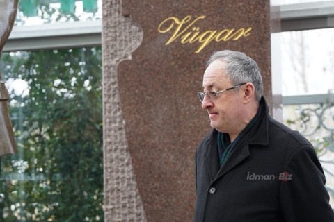 Participants of the "Vugar Hashimov Memorial-2023" in the II Alley of Honor - PHOTO