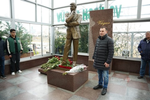Participants of the "Vugar Hashimov Memorial-2023" in the II Alley of Honor - PHOTO