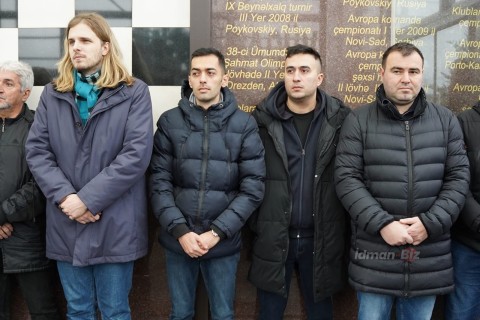 Participants of the "Vugar Hashimov Memorial-2023" in the II Alley of Honor - PHOTO