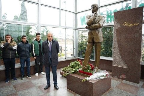 Participants of the "Vugar Hashimov Memorial-2023" in the II Alley of Honor - PHOTO