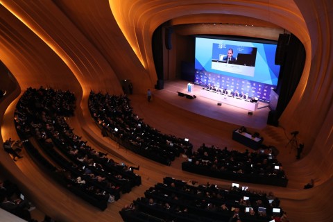 Heydar Aliyev Center hosts final meeting of FIA ​​General Assembly - PHOTO