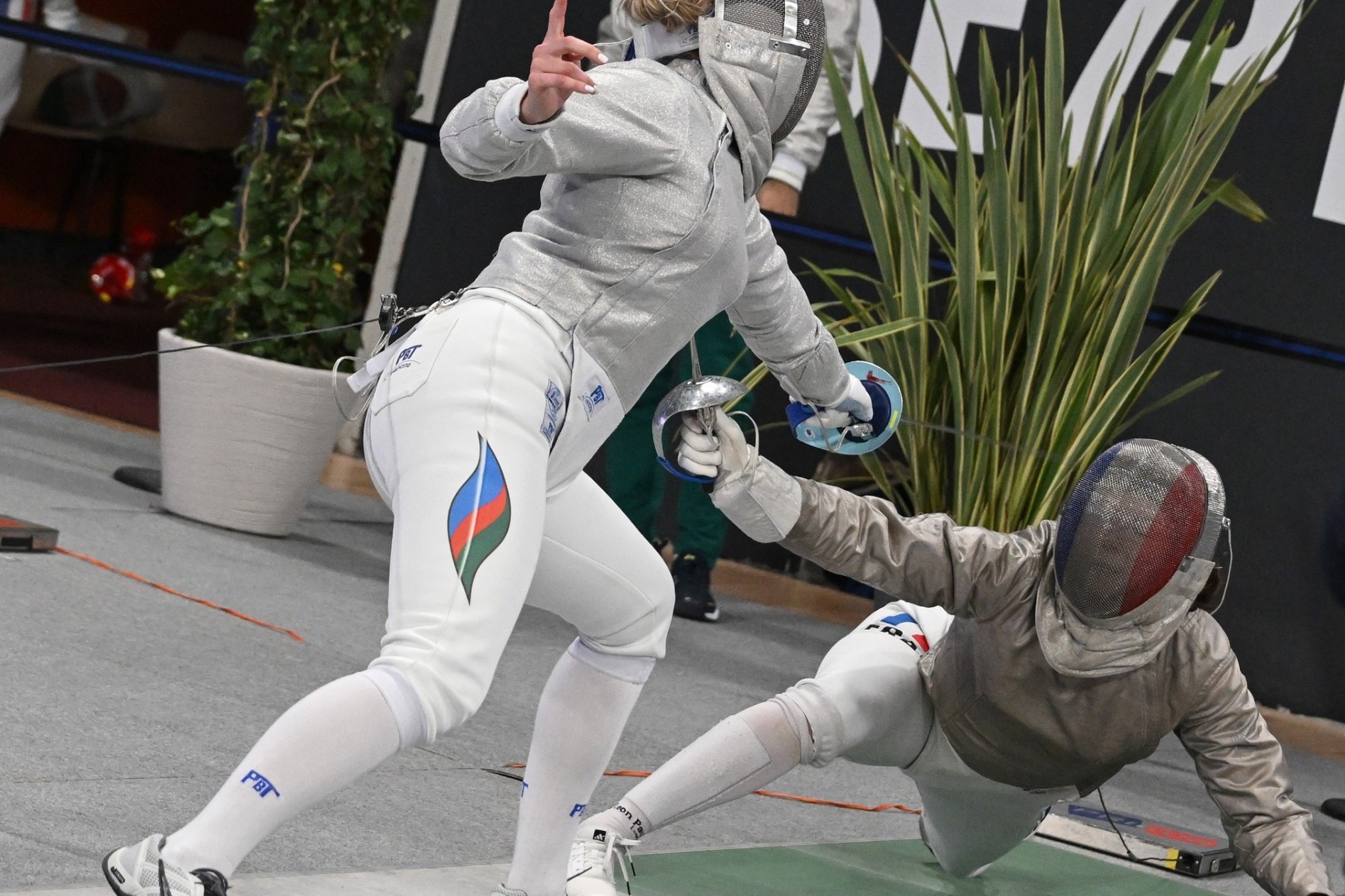 Female saber fencers failed at the Grand Prix of Orleans