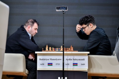 "Vüqar Həşimov Memorial-2023” superturnirində üç şahmatçı lider olub