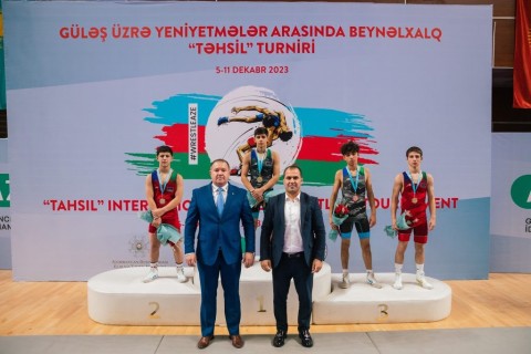 Azərbaycan güləşçiləri 4 çəkidə birinci yeri tutublar - FOTO