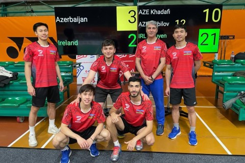 Badmintonçularımız pley-offa yüksəliblər