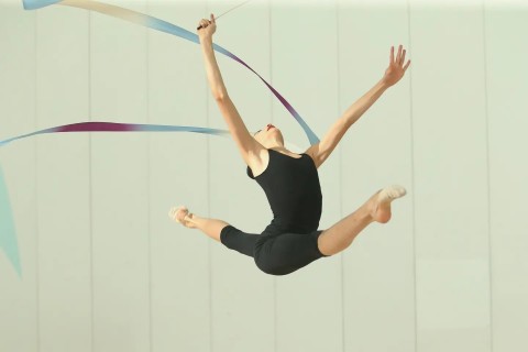 Gymnasts had a test exercise - PHOTO