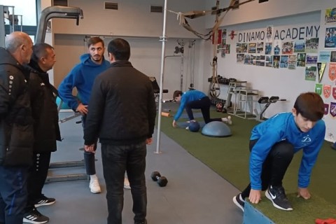 “Turan Tovuz”un məşqçiləri Tbilisi “Dinamo”sunun akademiyasında olublar - FOTO