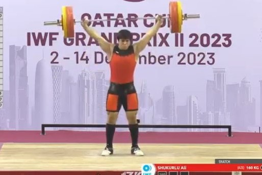 Our weightlifter was 8th in the Grand Prix - VIDEO