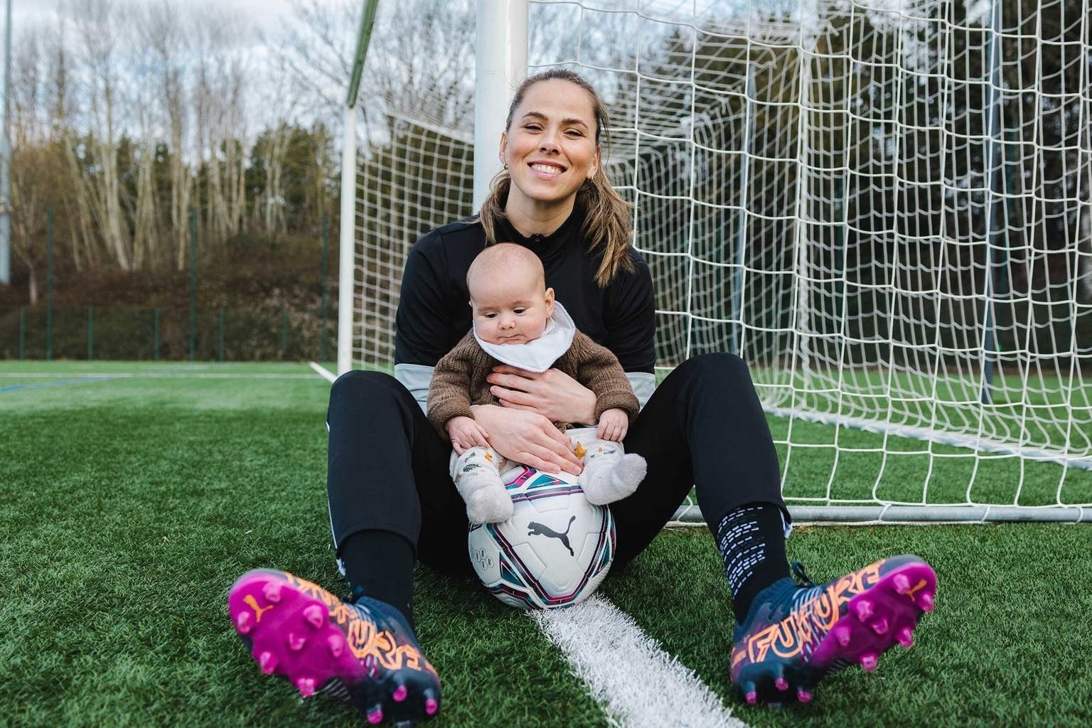 If an active female footballer gets pregnant…